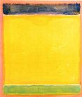 Untitled Blue Yellow Green on Red 1954 by Mark Rothko